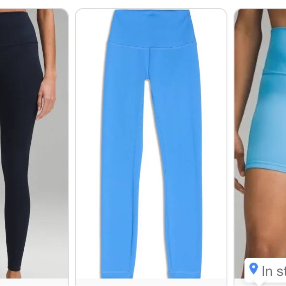 Lululemon blue align leggings
